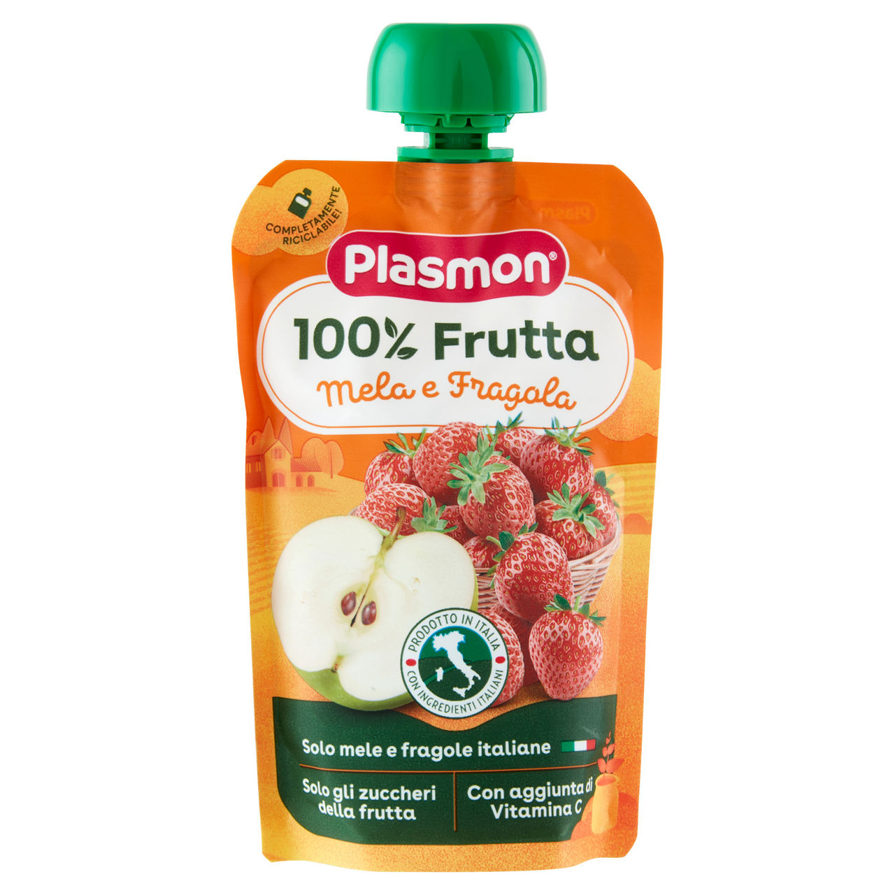 Spremi gusta e riciclami 100% alla mela e fragola 100 gr - Immagine 01