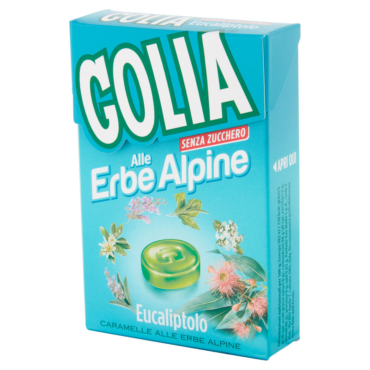 Caramelle dure ripiene all'eucaliptolo senza zucchero 49 gr - Immagine 61