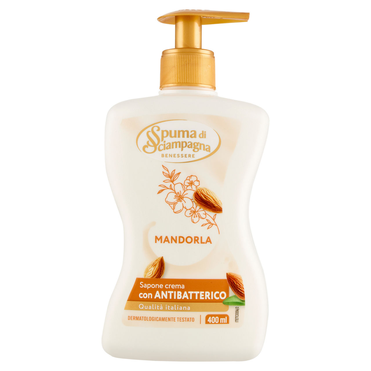 Sapone liquido idratante latte di mandorla e burro di karité 400 ml - Immagine 01