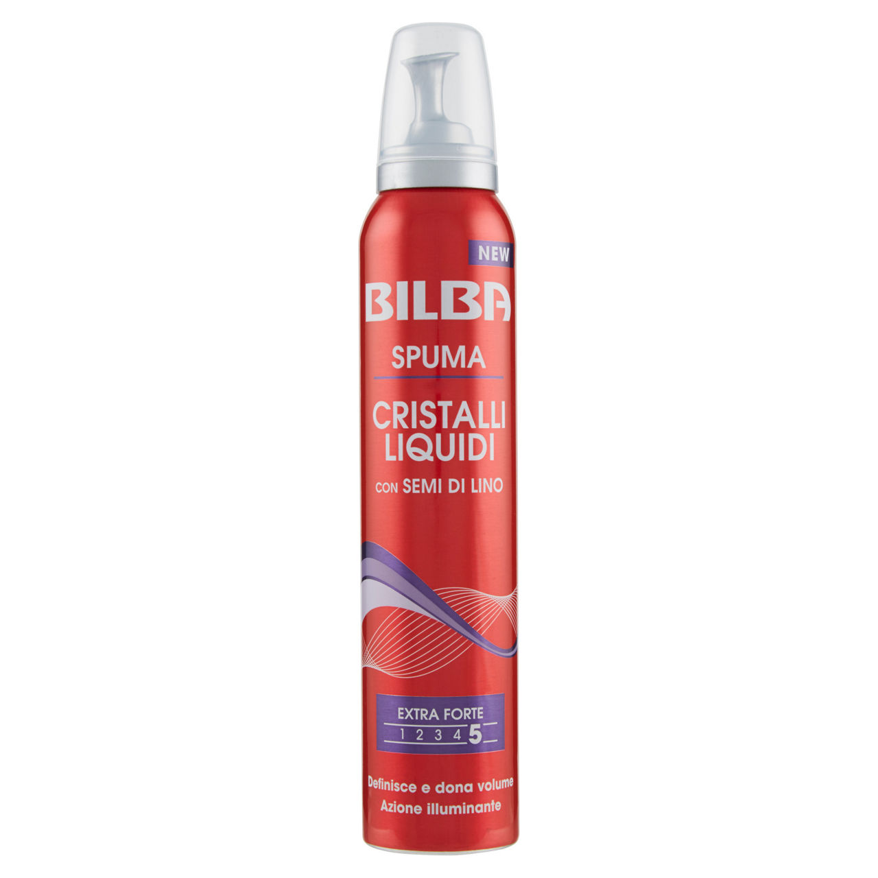 Mousse bilba extraforte semi di lino e cristalli liquidi bombola  ml 200 - Immagine 01