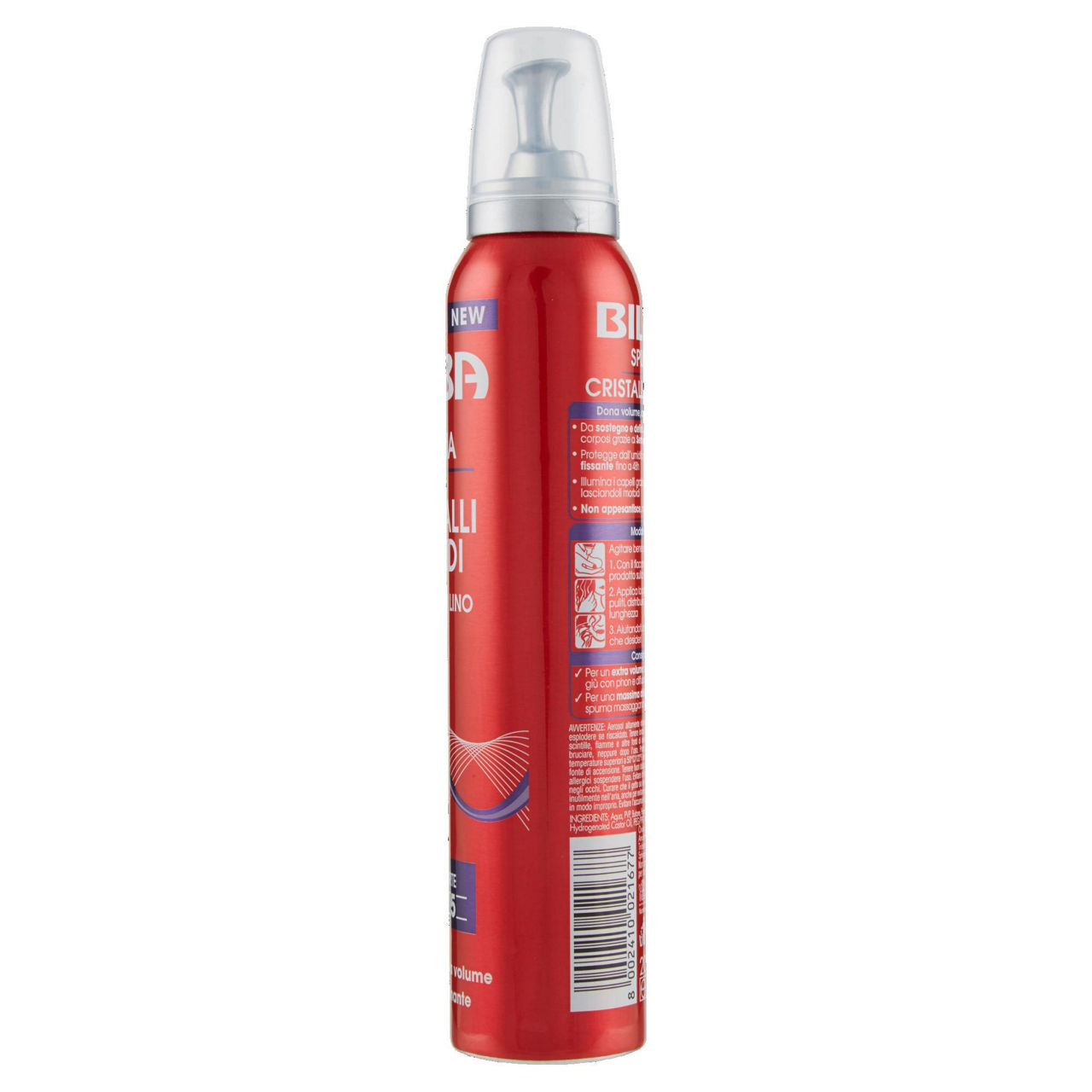 Mousse bilba extraforte semi di lino e cristalli liquidi bombola  ml 200 - Immagine 51