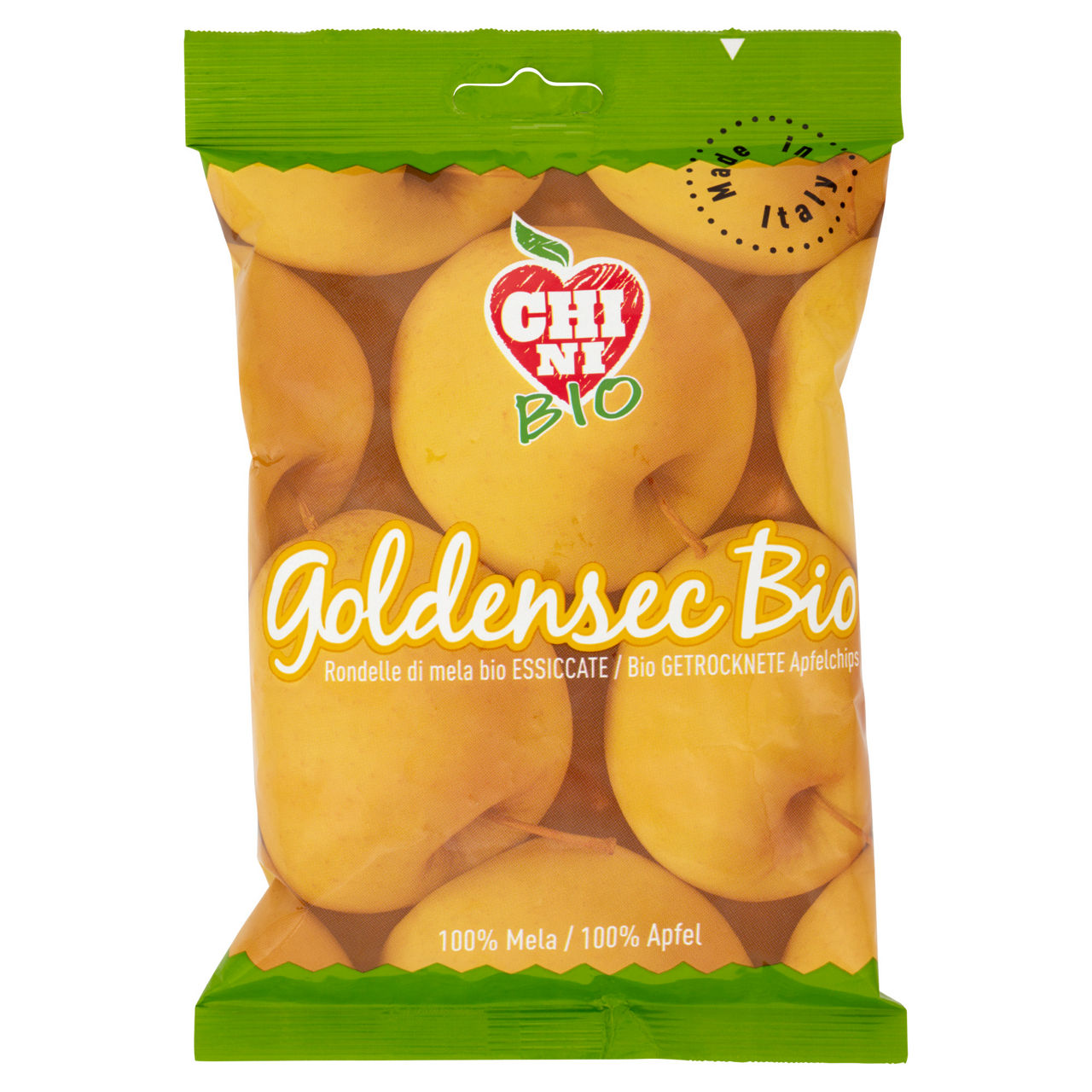 Rondelle di Mela Golden essiccata 40 gr - Immagine 01