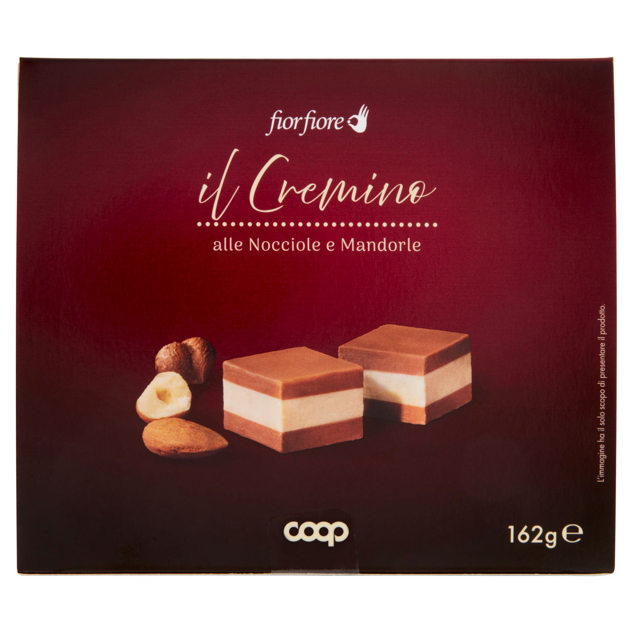 Cioccolatino cremino nocciole e mandorle 162 gr - Immagine 01