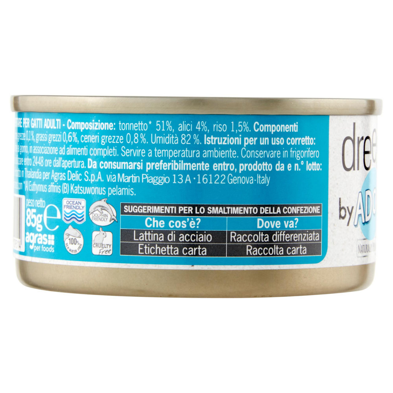 Umido gatto filetti di tonnetto con alicette 85 gr - Immagine 21