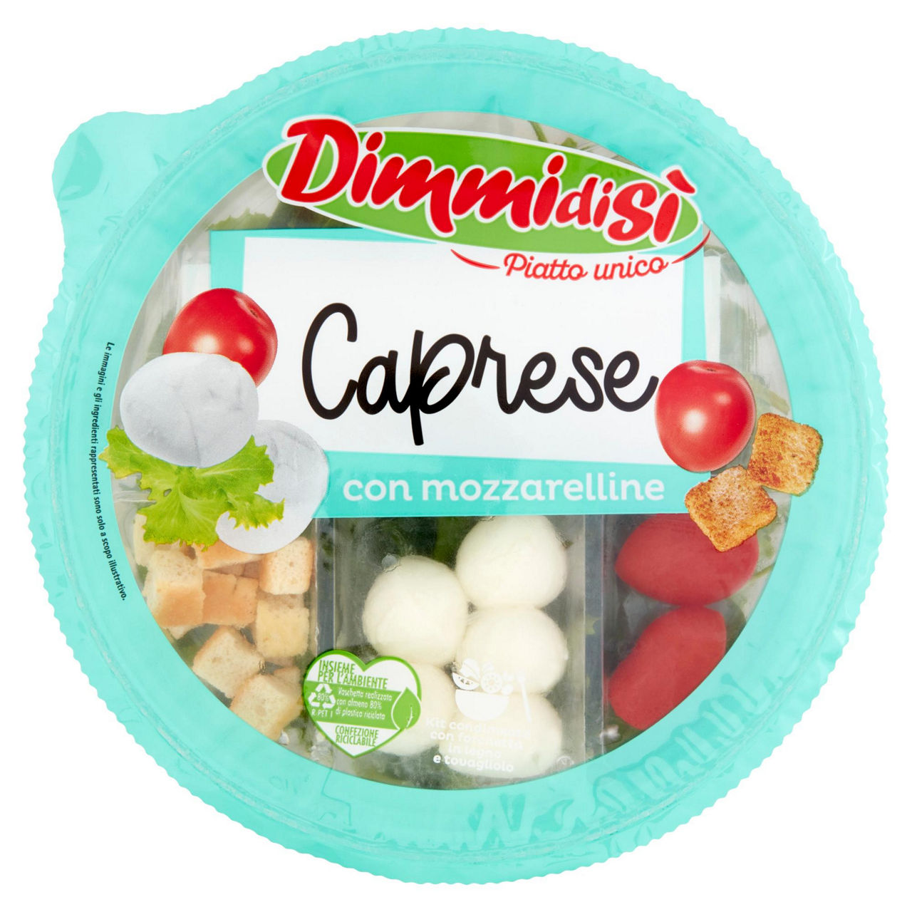 Insalata caprese con mozzarelline 135 gr