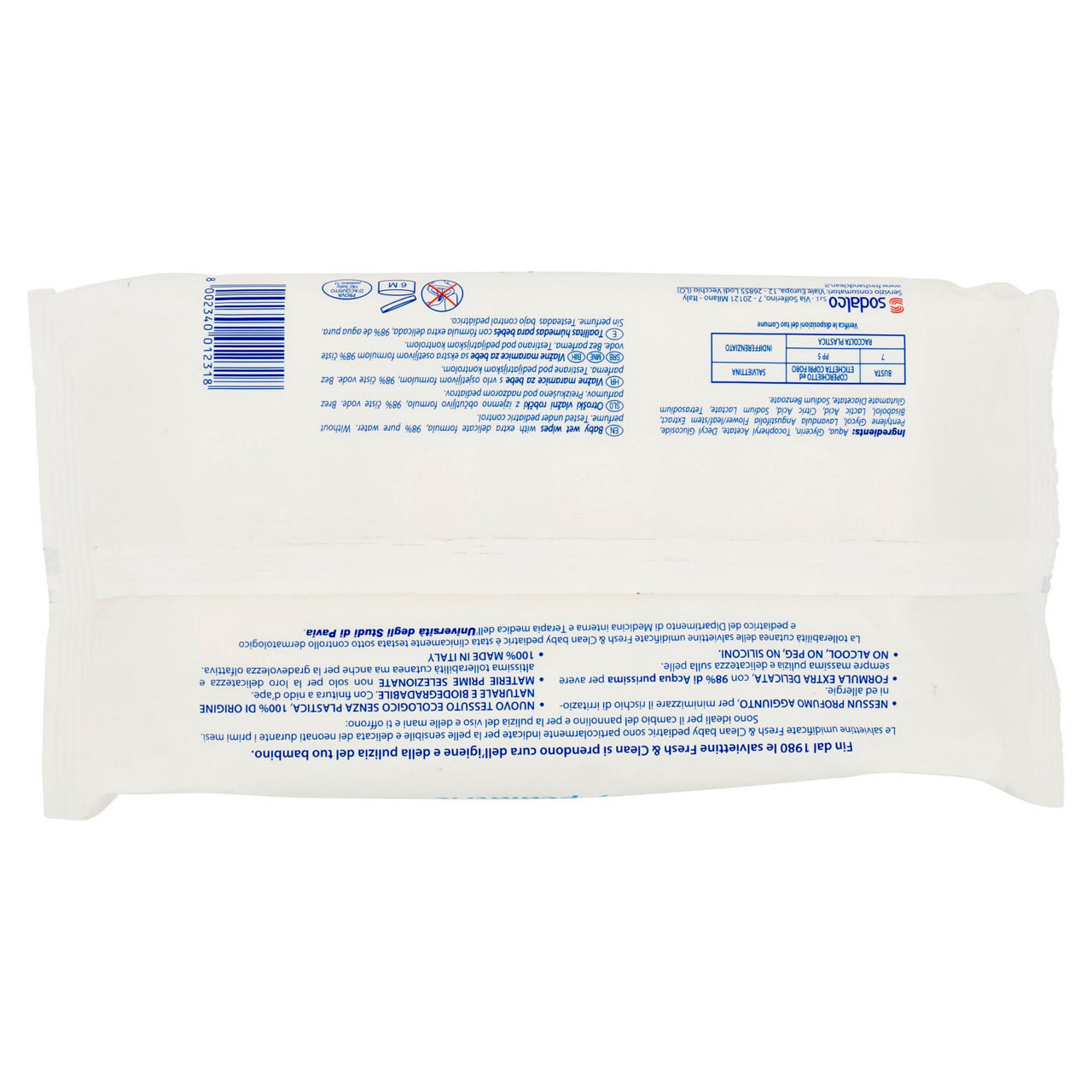 Salviettine Baby Pediatric 72 pz - Immagine 11