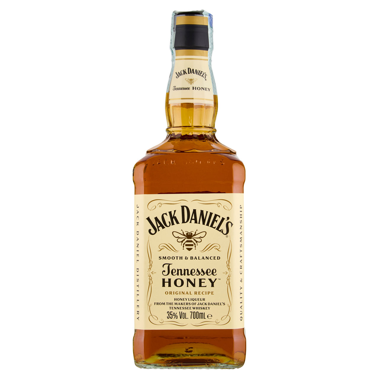 Whiskey jack daniel's honey 35 gradi bottiglia ml. 700