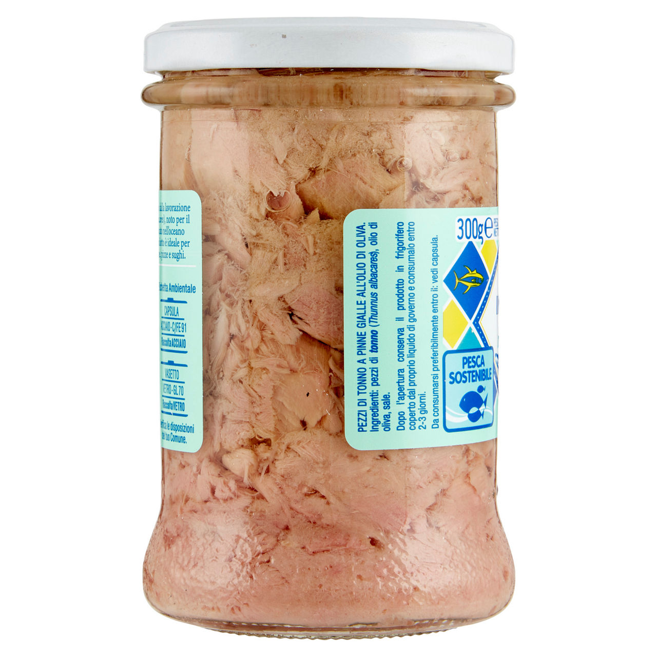 Pezzetti di tonno all'olio di oliva coop vaso vetro 300g - Immagine 51