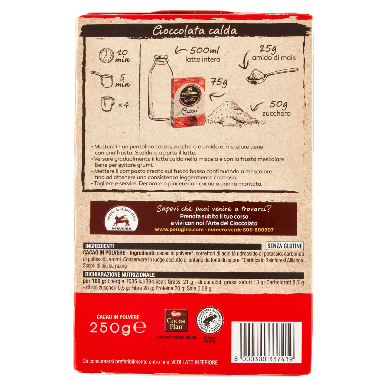 Cacao amaro in polvere 250 gr - Immagine 51