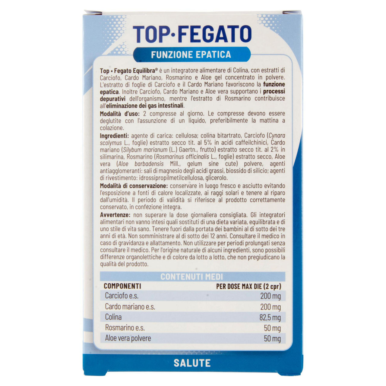 Integratore alimentare funzione epatica Top fegato 30 capsule - Immagine 21