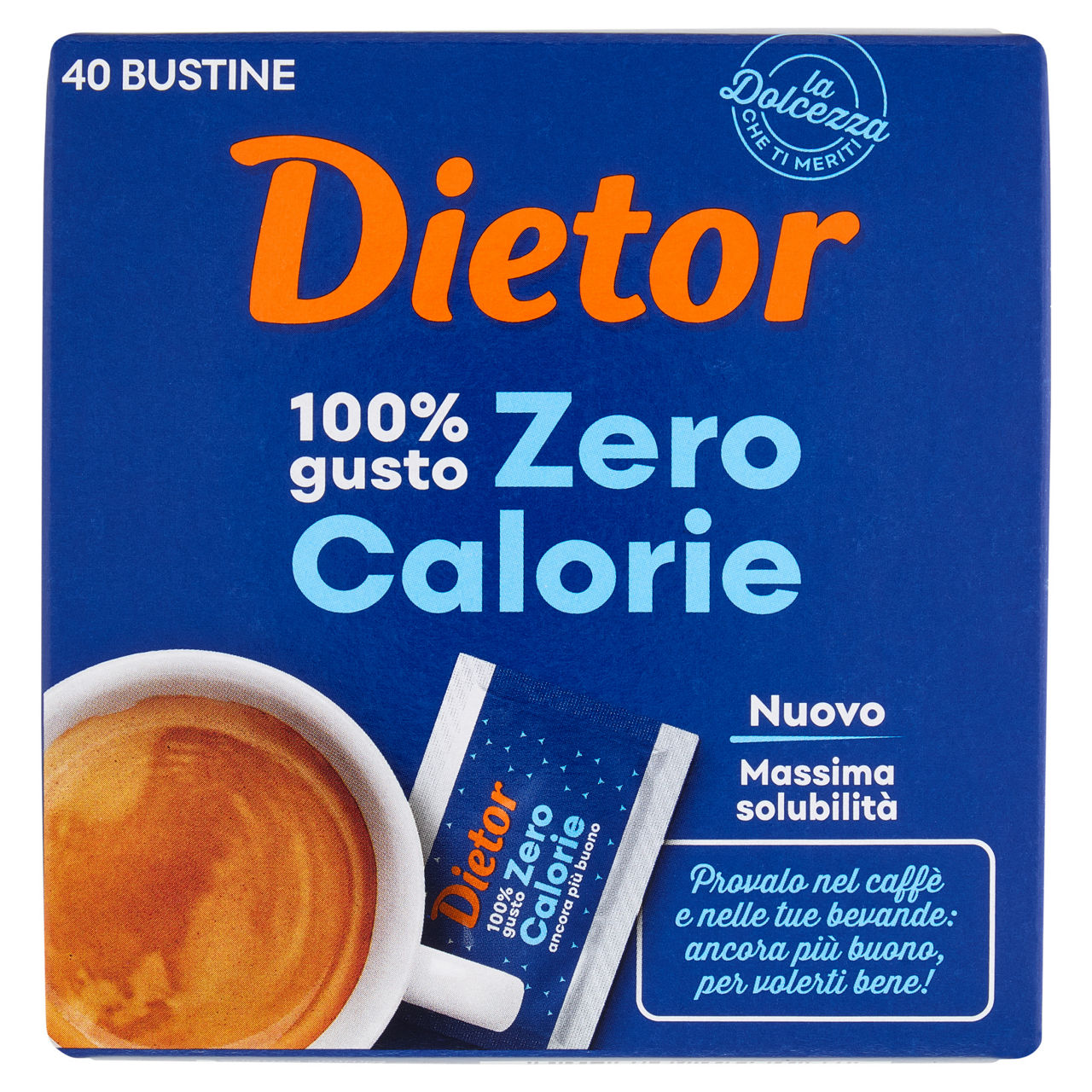 Dolcificante edulcorante in bustine 40 pz 32 gr - Immagine 01