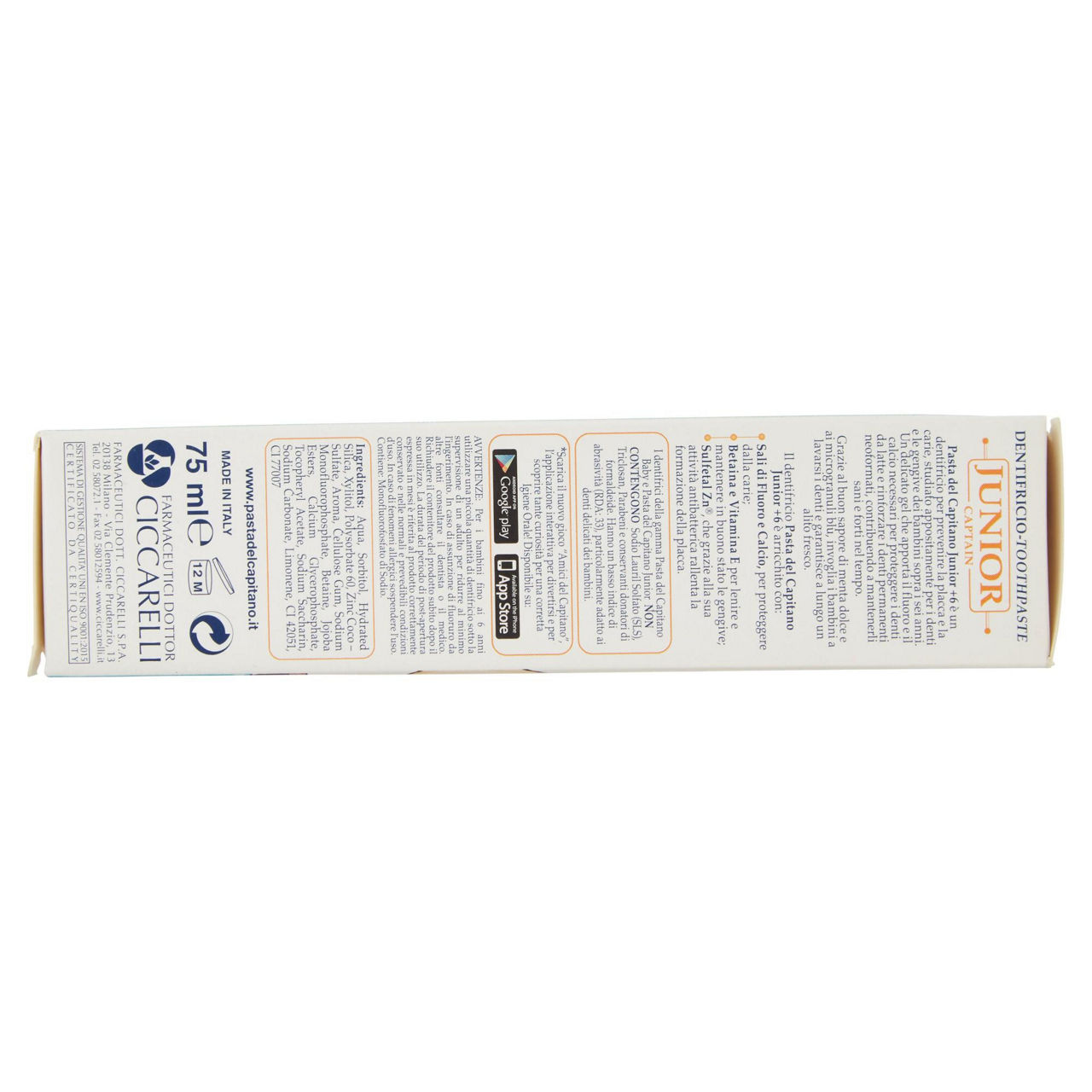 Dentifricio junior menta dolce +6 anni 75 ml - Immagine 31