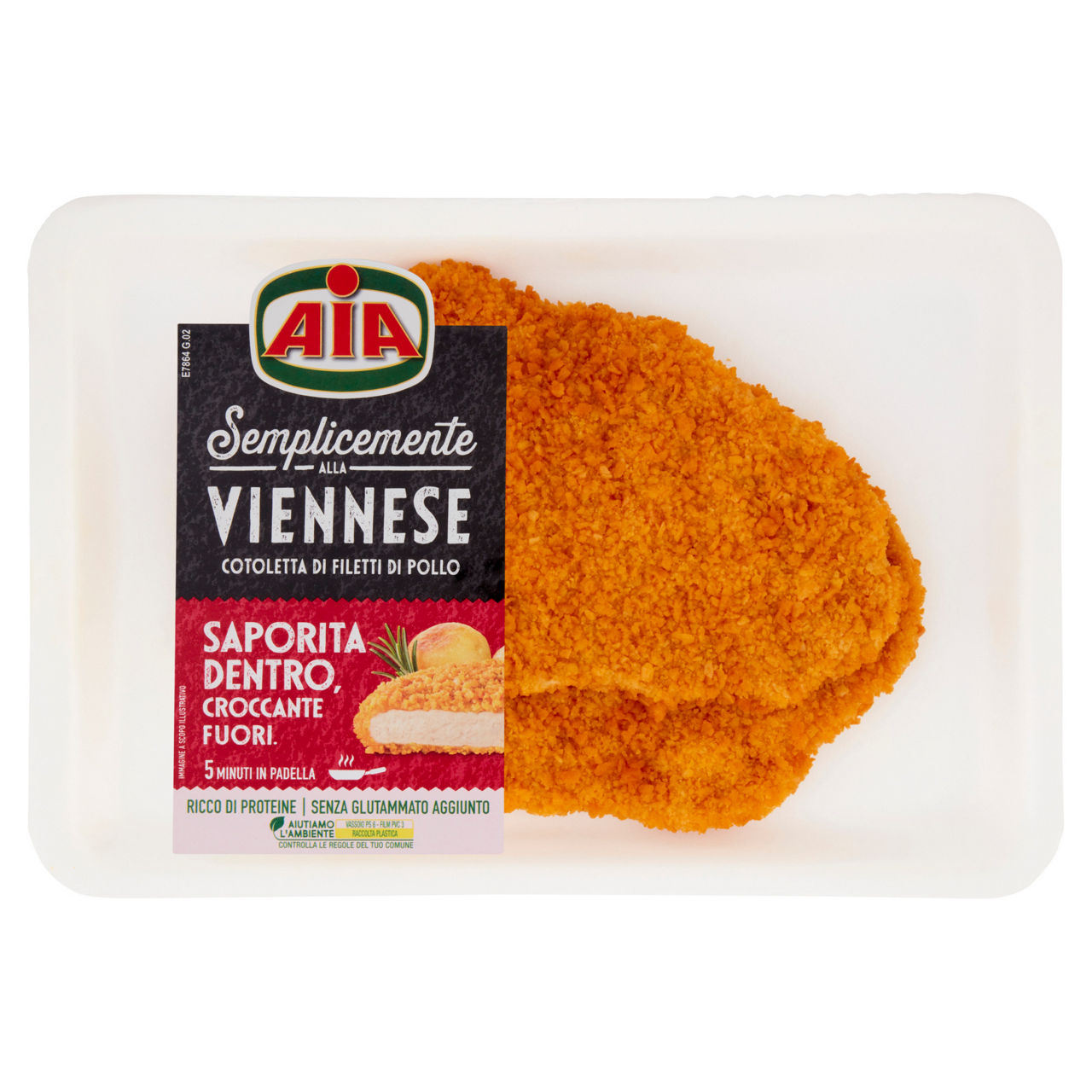 Cotolette di filetti di pollo alla Viennese 300 gr - Immagine 01