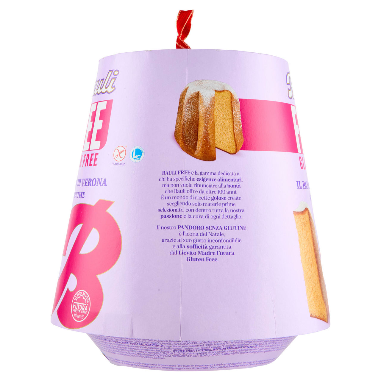 Pandoro tradizionale senza glutine 500 gr - 3