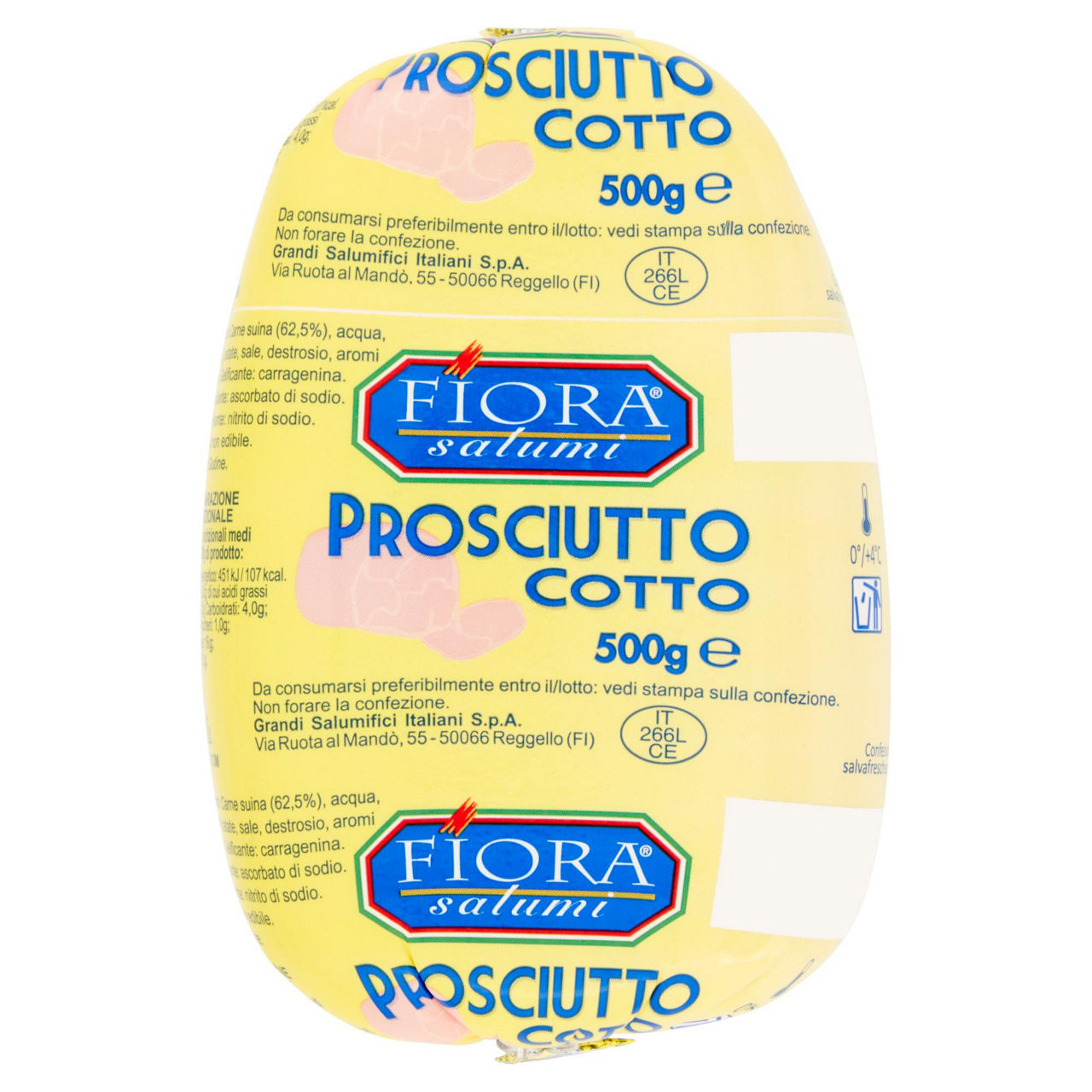 Prosciutto cotto 500 gr - Immagine 01