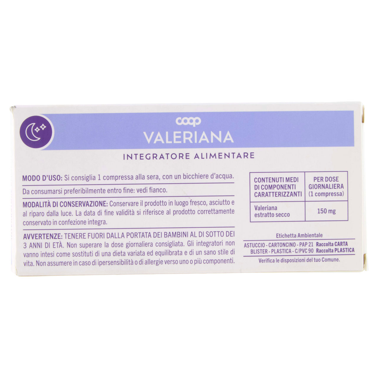  Integratore alimentare Valeriana 60 compresse  - Immagine 41