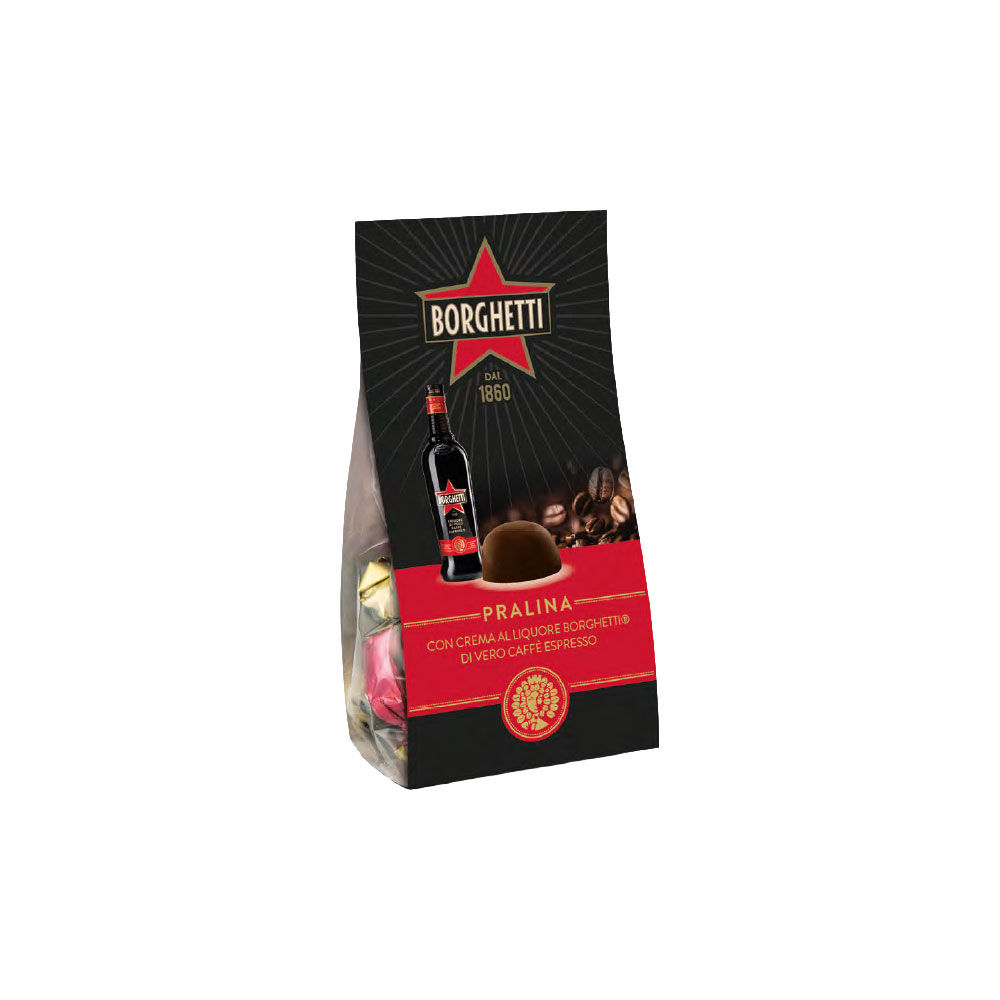 Praline ripiene di crema al liquore Borghetti 160 gr