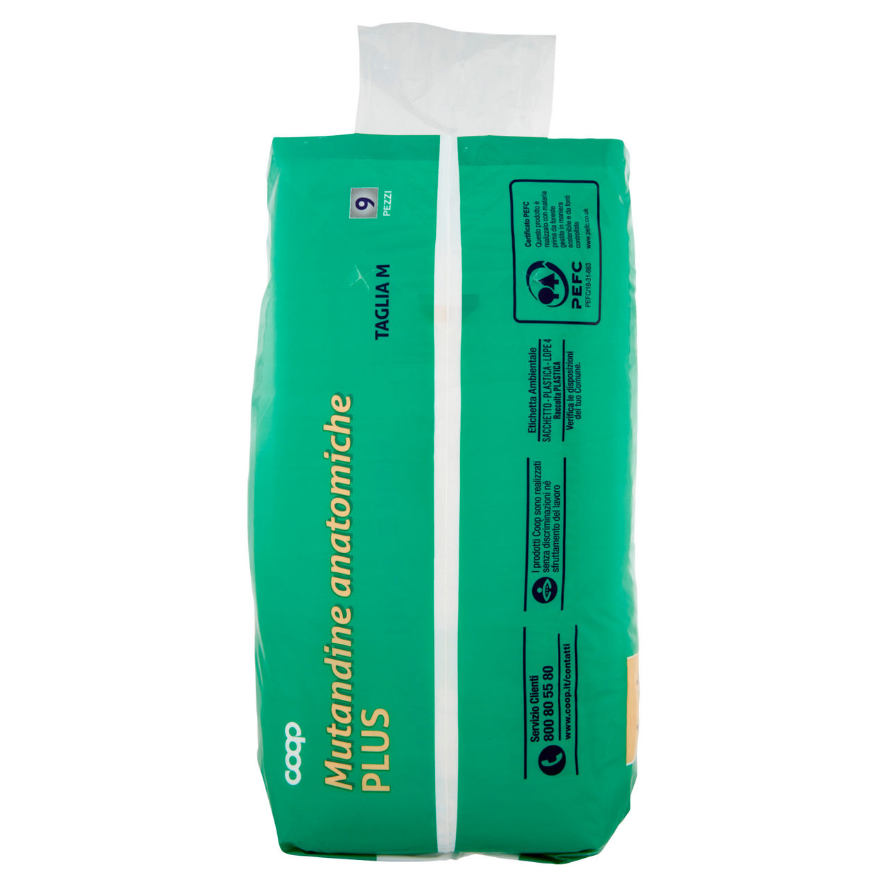 Assorbenti per incontinenza mutandina anatomica plus coop media busta pz 9 - Immagine 21