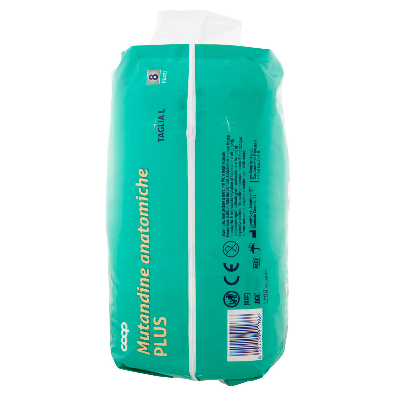 Assorbenti per incontinenza mutandina anatomica plus coop grande busta pz 8 - Immagine 61