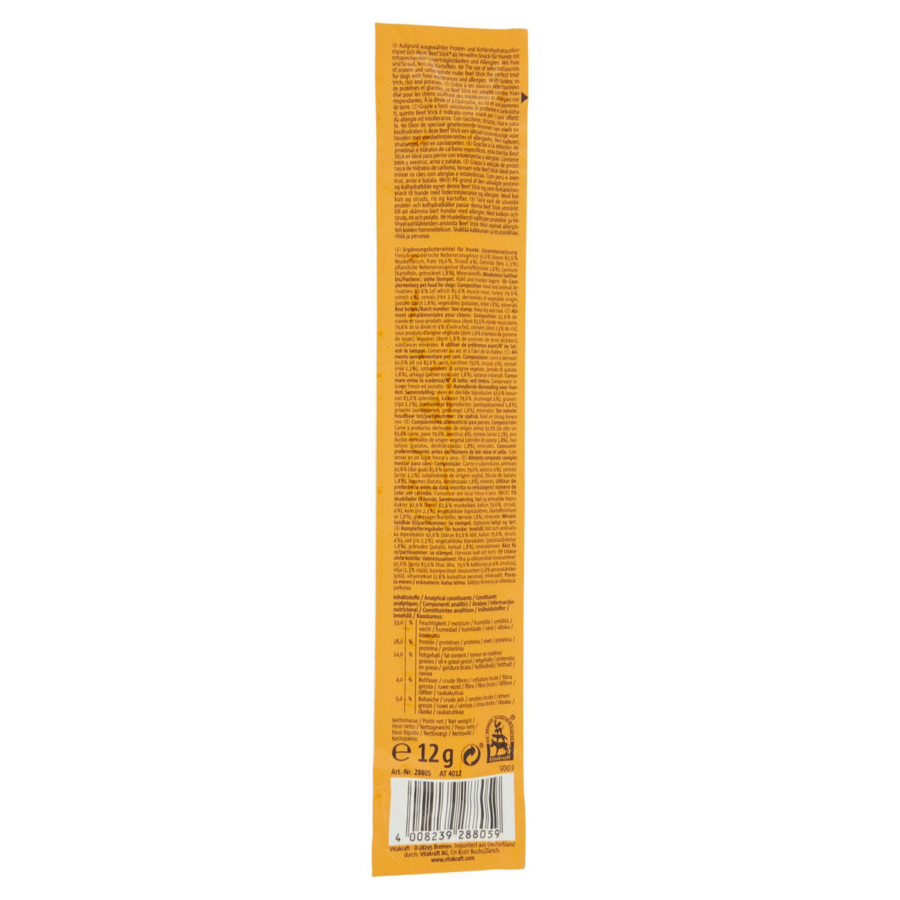Vitakraft beef-stick® hypoallergen gr 12 - Immagine 21