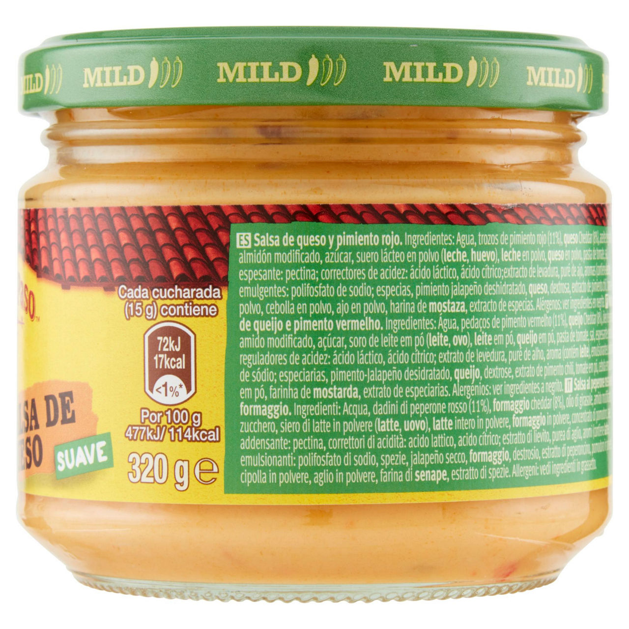 Salsa de queso al peperone rosso e formaggio 320 gr - Immagine 51