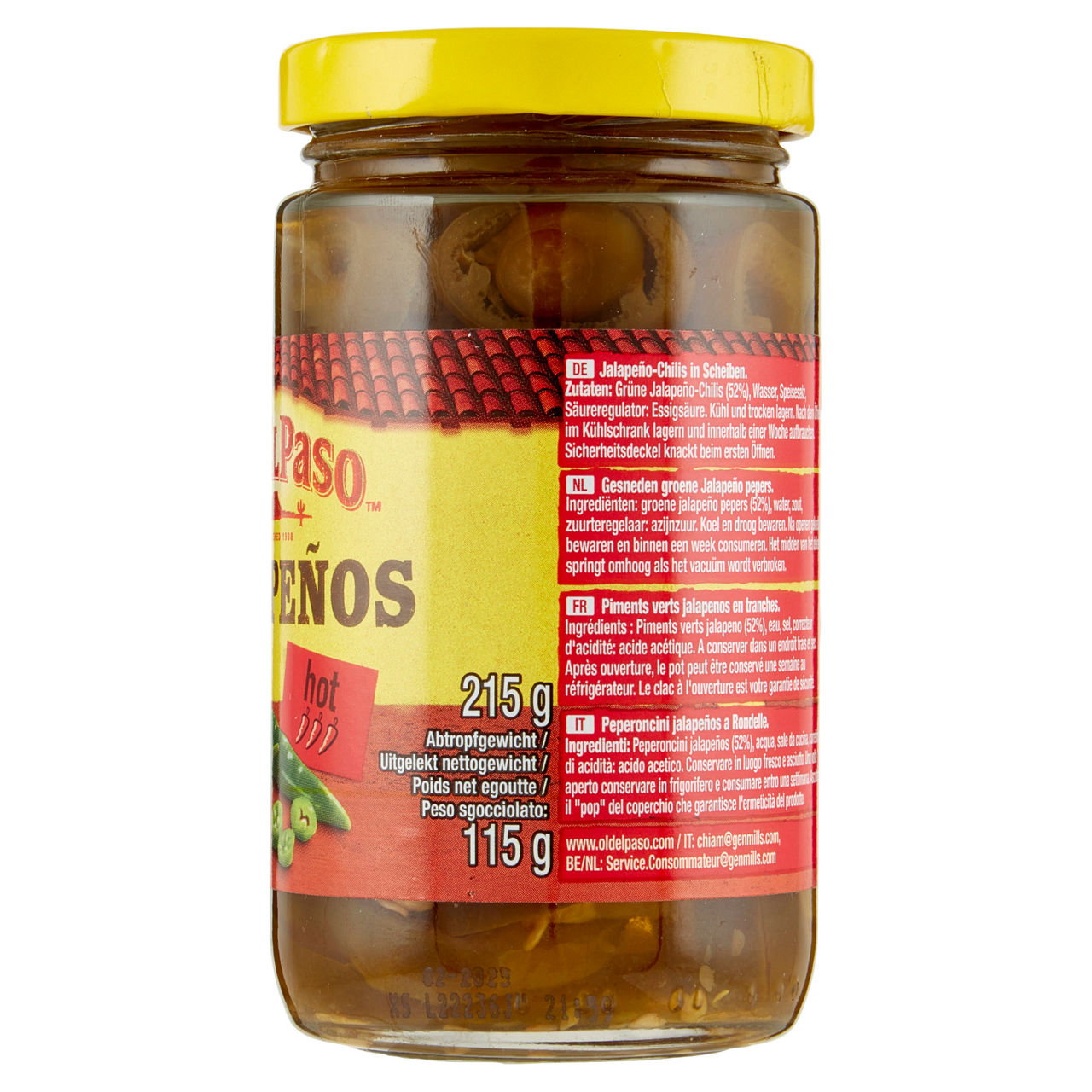 Peperoncini jalapeños piccanti 215 gr - Immagine 41