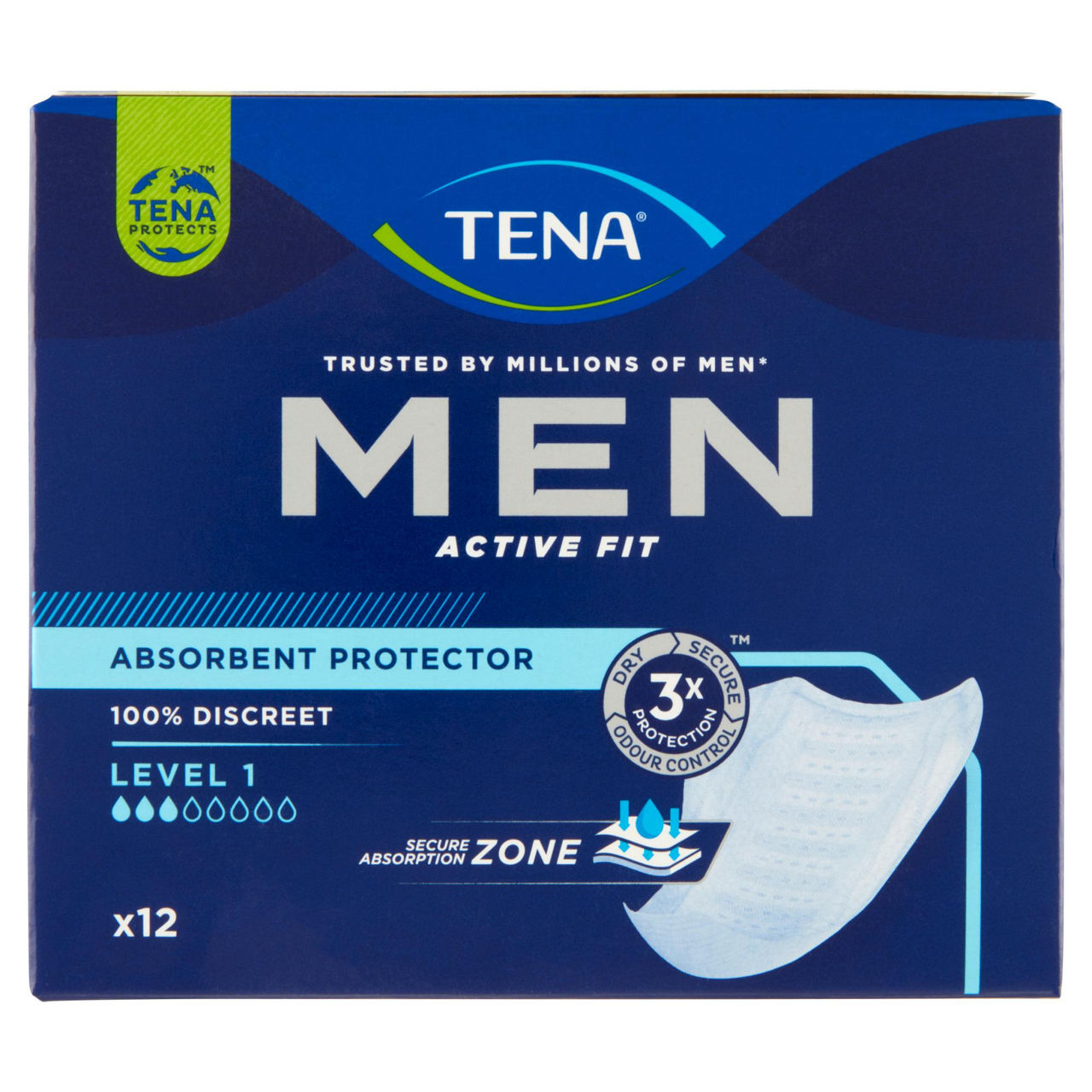 Assorbenti per incontinenza uomo level 1 12 pz - Immagine 01