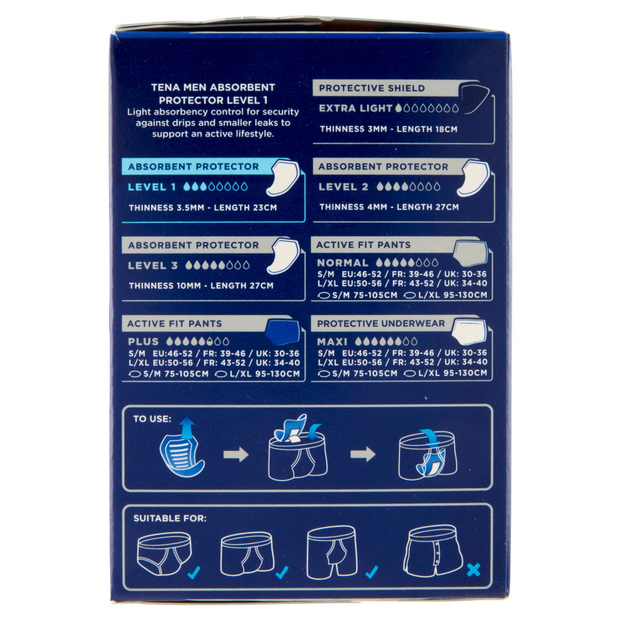 Assorbenti per incontinenza uomo level 1 12 pz - Immagine 51