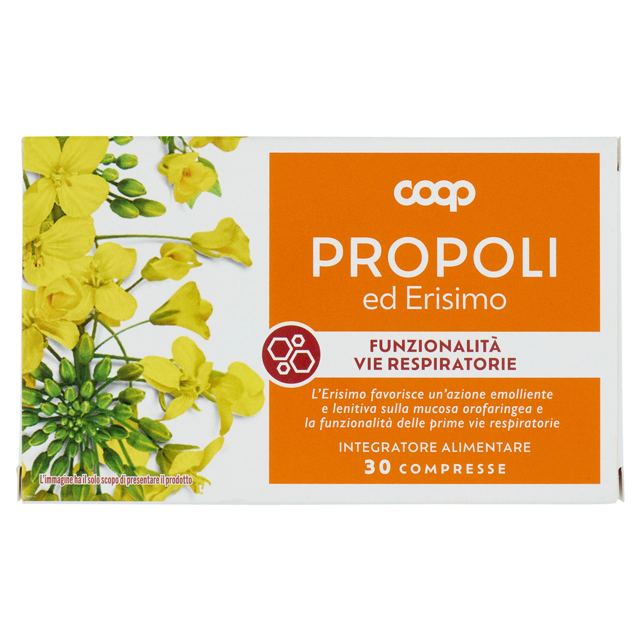 Integratore alimentare propoli ed Erisimo 30 compresse