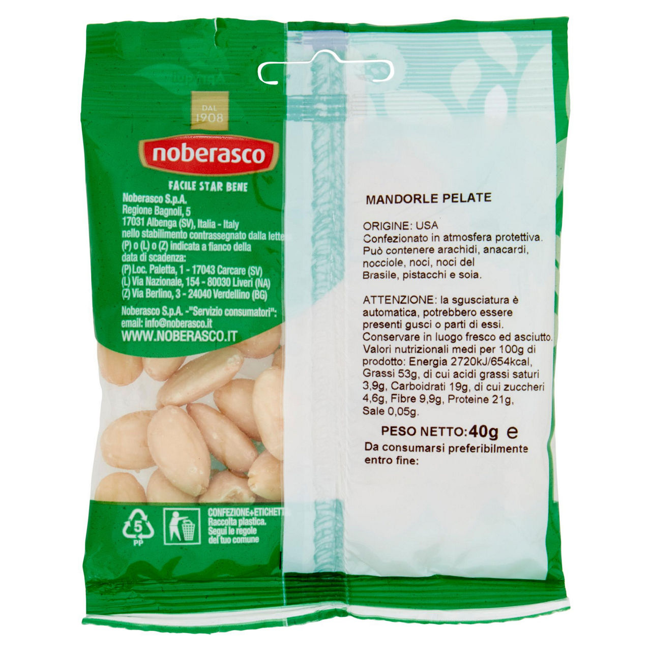 Mandorle pelate 40 gr - Immagine 11