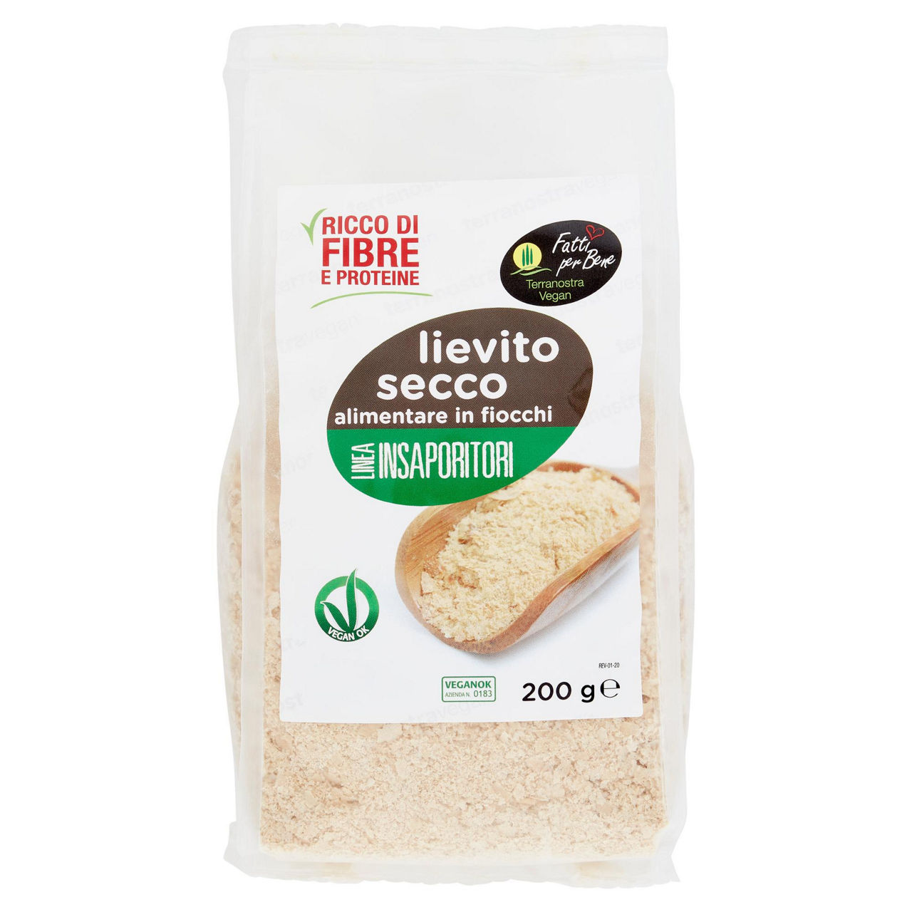 Lievito secco in fiocchi 200 gr
