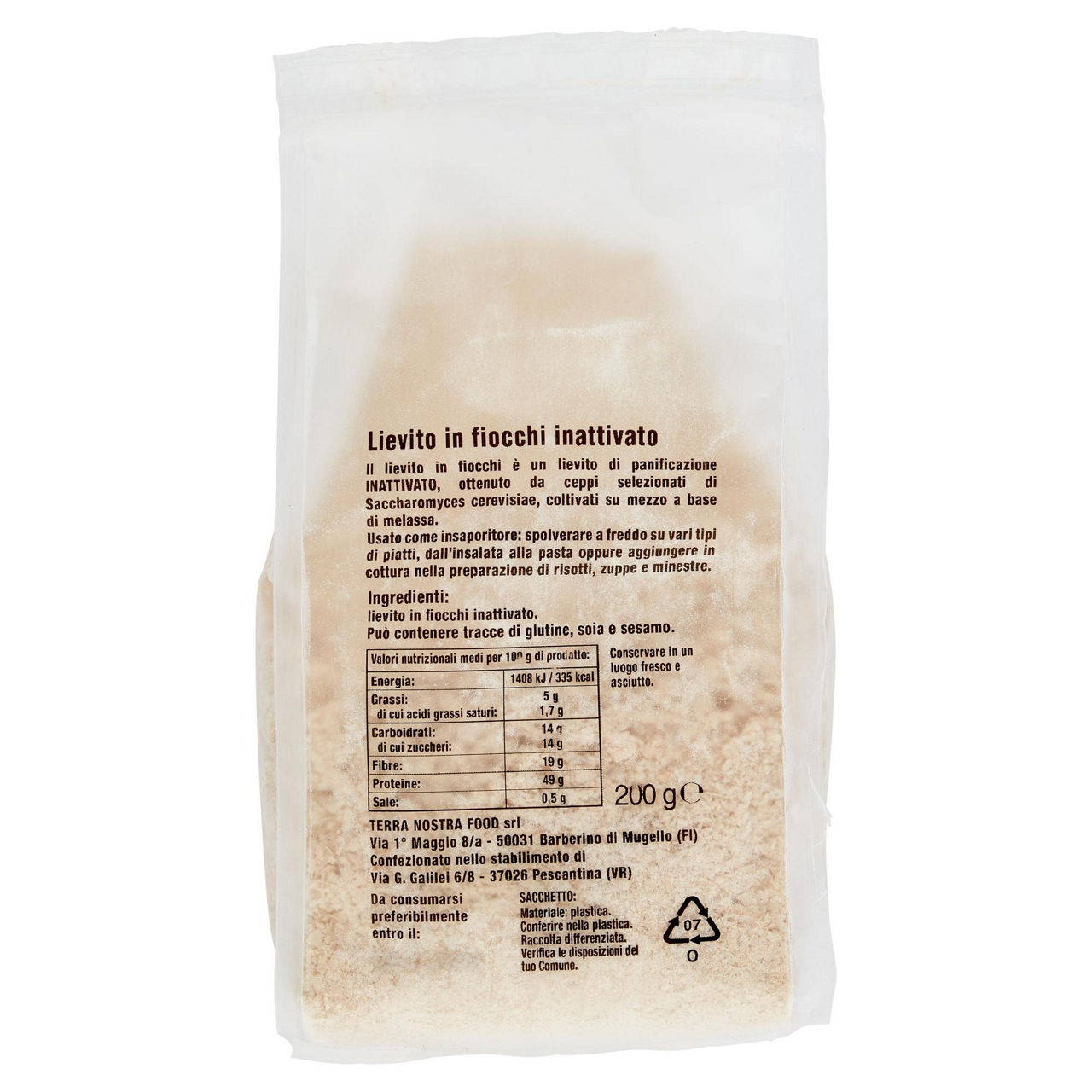 Lievito secco in fiocchi 200 gr - Immagine 51