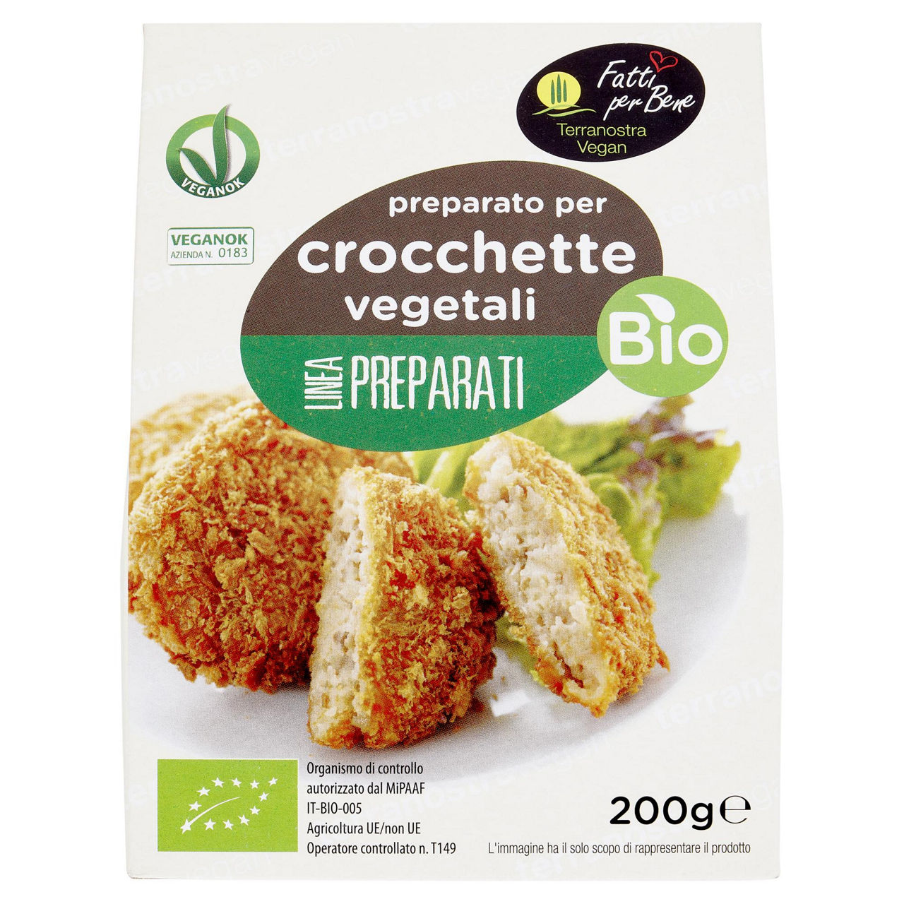 Preparato per crocchette vegetali bio 200 gr
