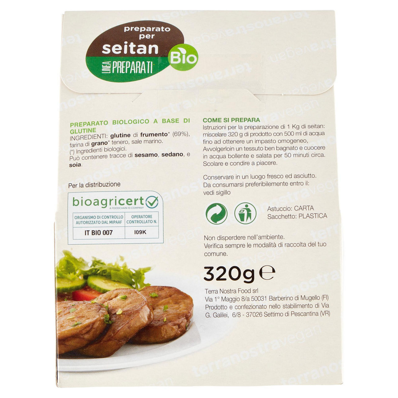 Preparato per seitan 320 gr - Immagine 31