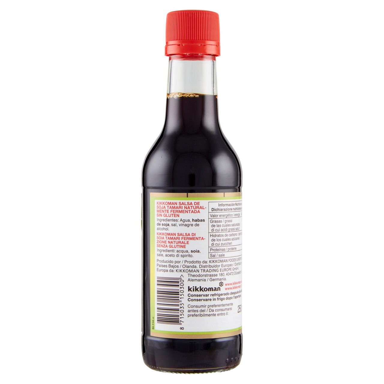 Salsa di soia  tamari senza glutine kikkoman bottiglia ml.250 - Immagine 51
