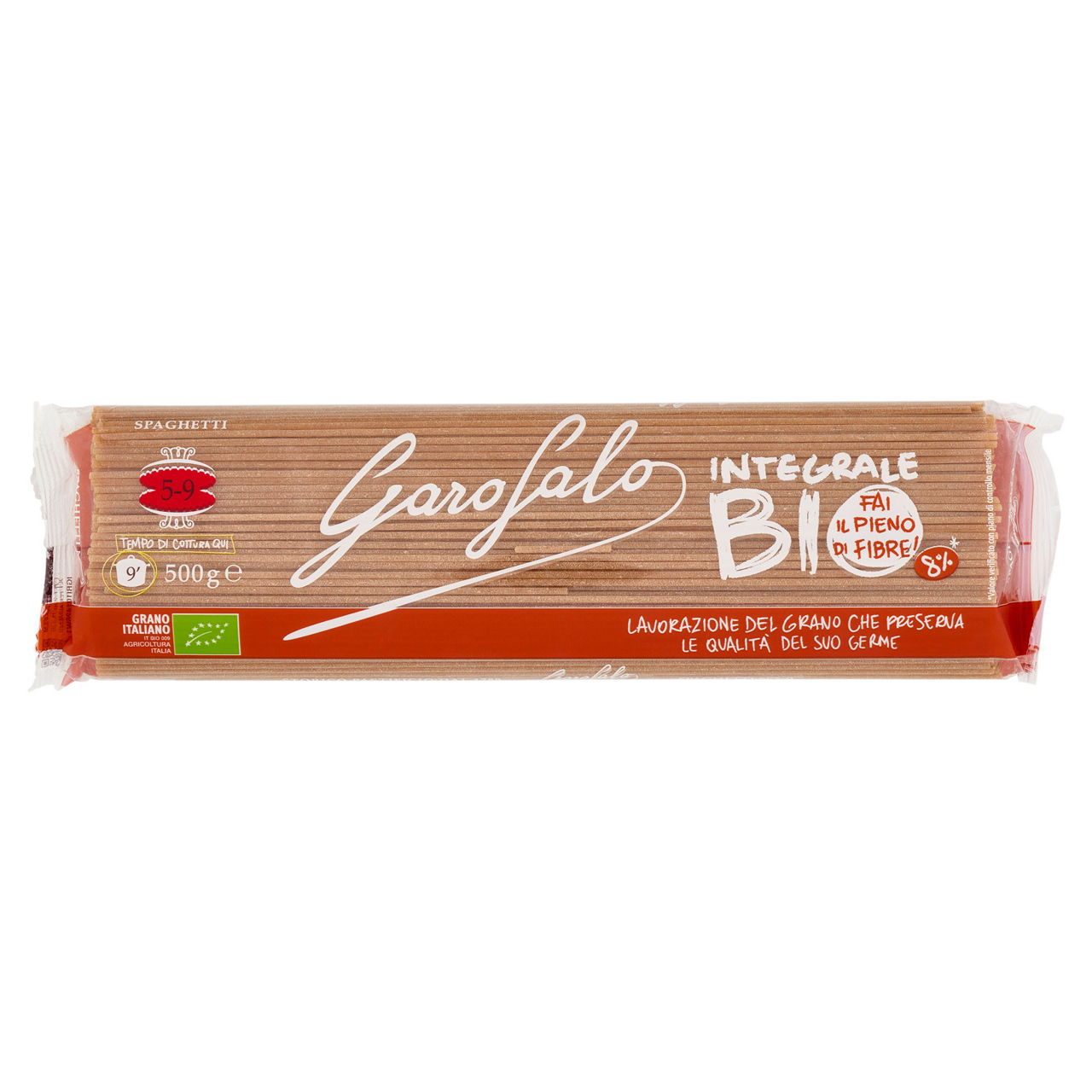 Spaghetti alla chitarra pasta di semola integrale di grano duro bio 500 gr