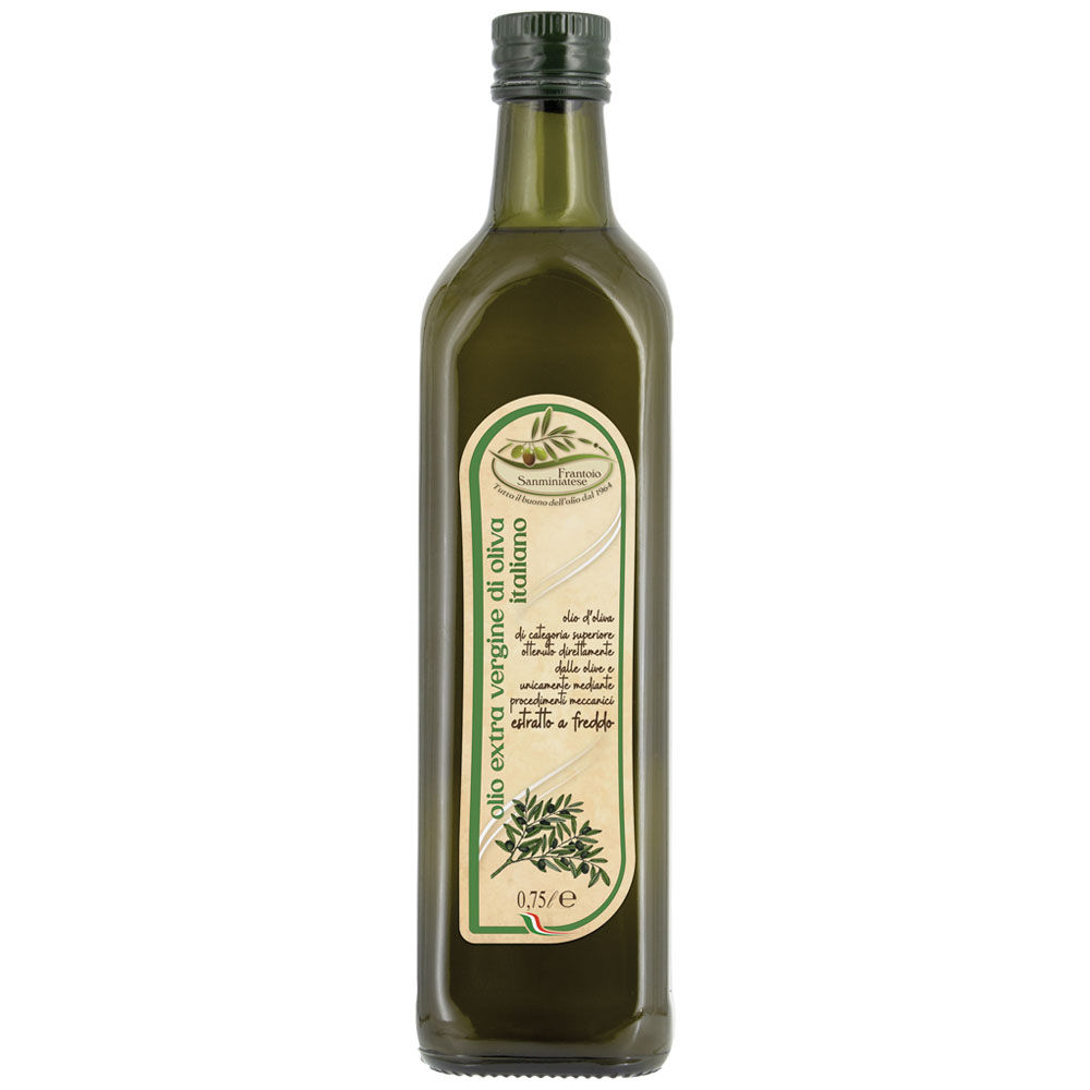 Olio extra vergine di oliva nuovo raccolto san miniatese 750 ml