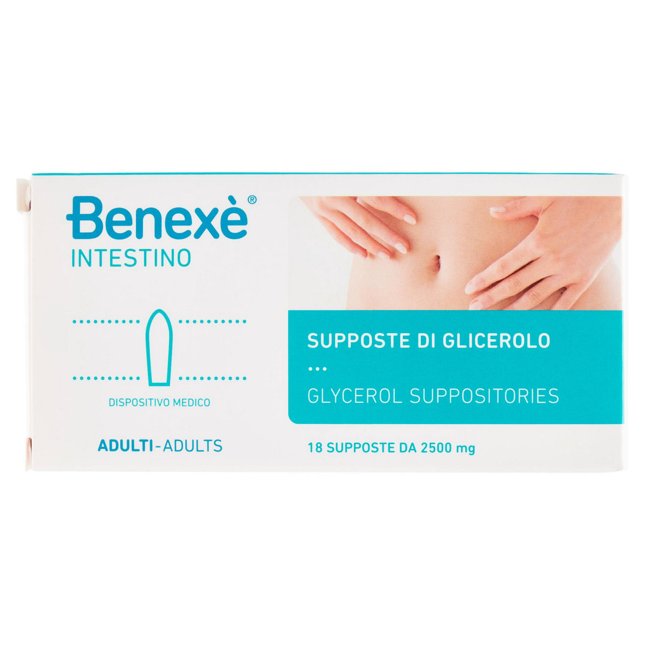 Supposte glicerolo adulti benexe' 18pzxg 2,5 - Immagine 01