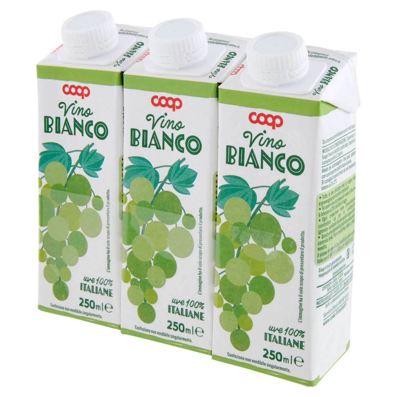 Vino bianco in brick 3 pz x 250 ml - Immagine 51