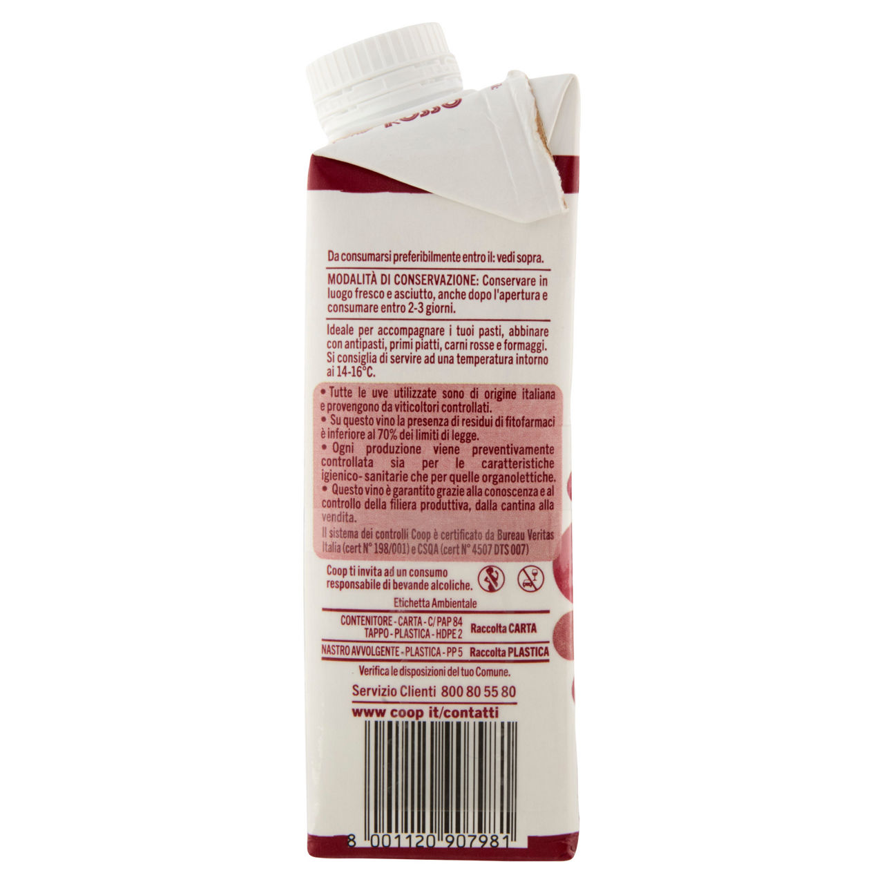Vino rosso in brick 3 pz x 250 ml - Immagine 61