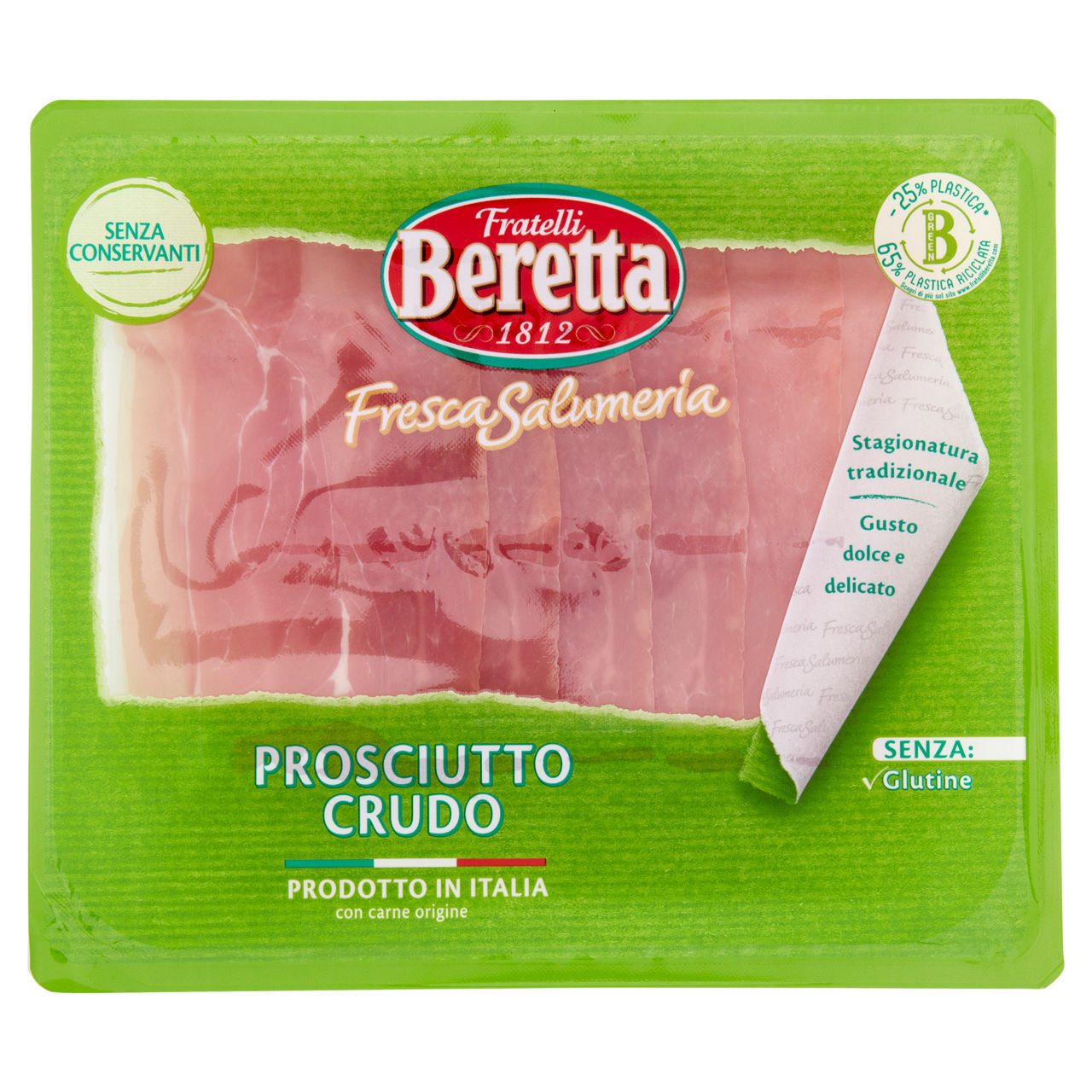 Prosciutto crudo affettato 100 gr - Immagine 01