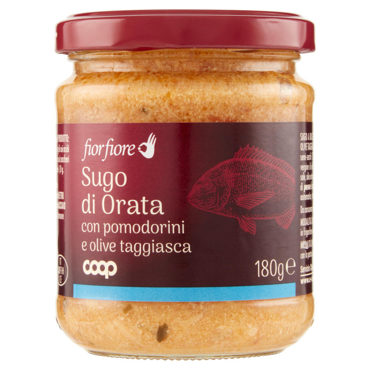 Sugo di orata con pomodorini e olive taggiasca 180 gr - Immagine 01