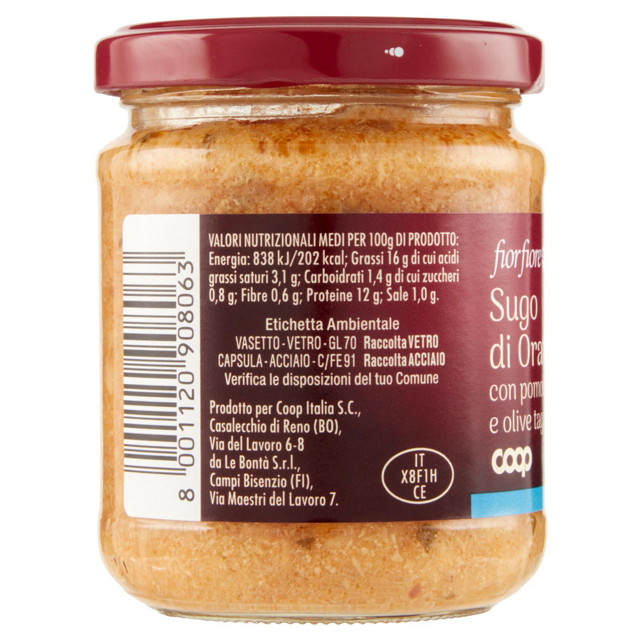Sugo di orata con pomodorini e olive taggiasca 180 gr - Immagine 41