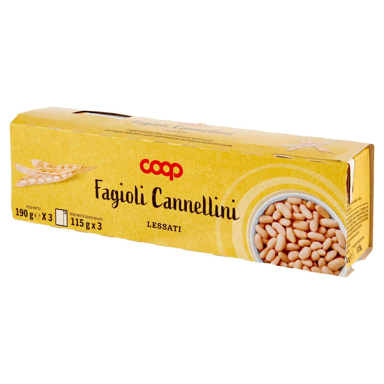Fagioli cannellini lessati coop combisafe g 115x3 - Immagine 31