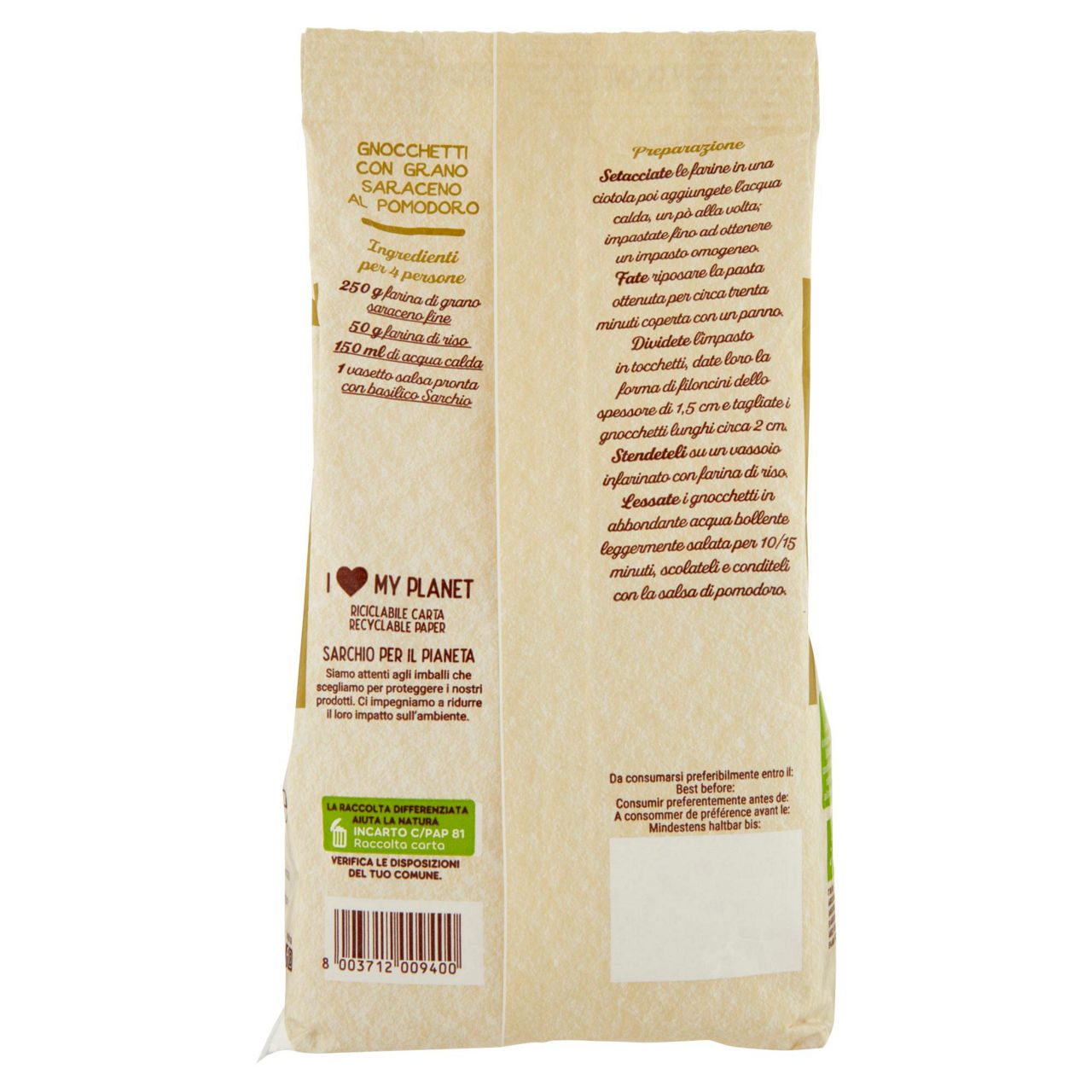 Farina grano saraceno fine senza glutine bio 500 gr - Immagine 21