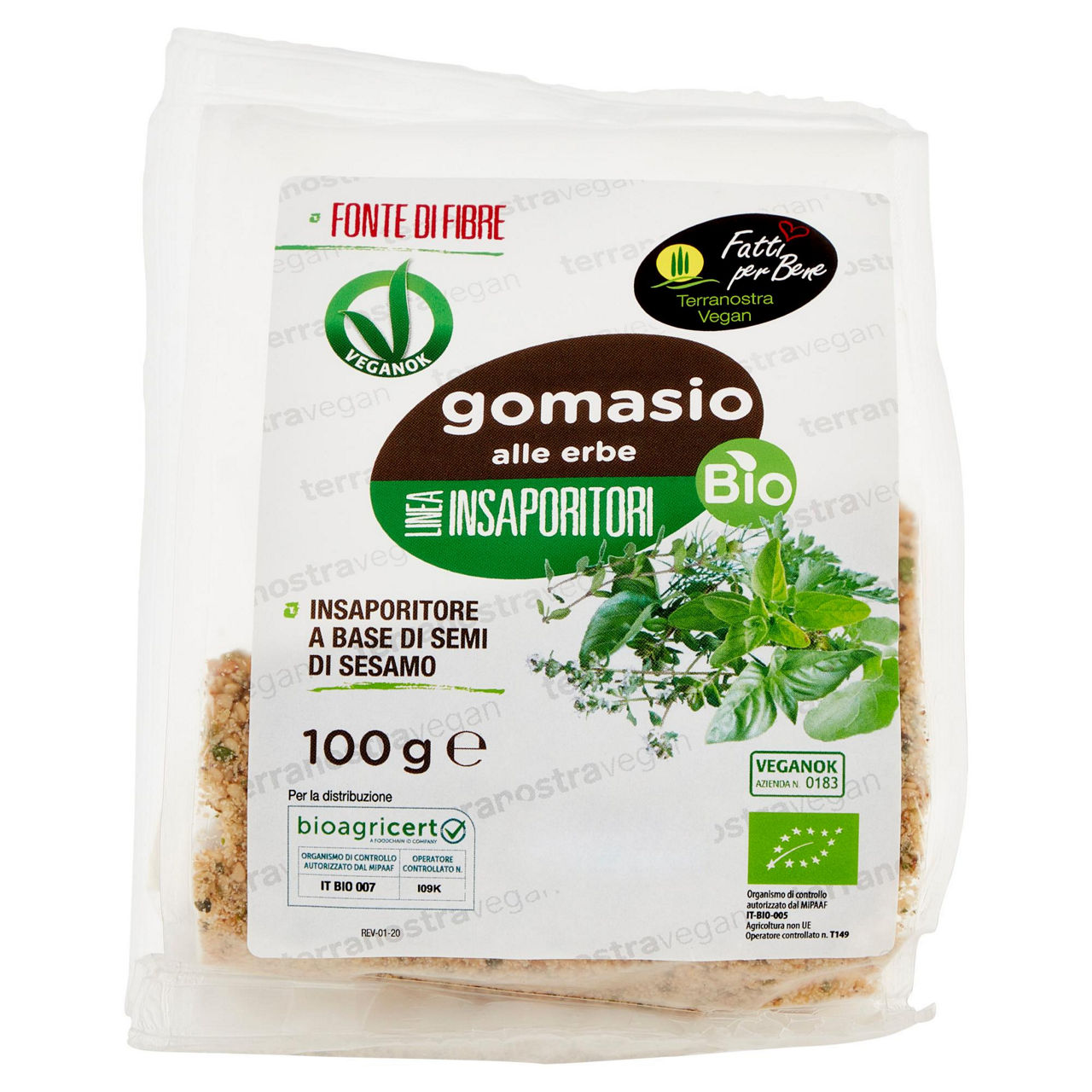 Insaporitore gomasio alle erbe bio 100 gr - Immagine 01