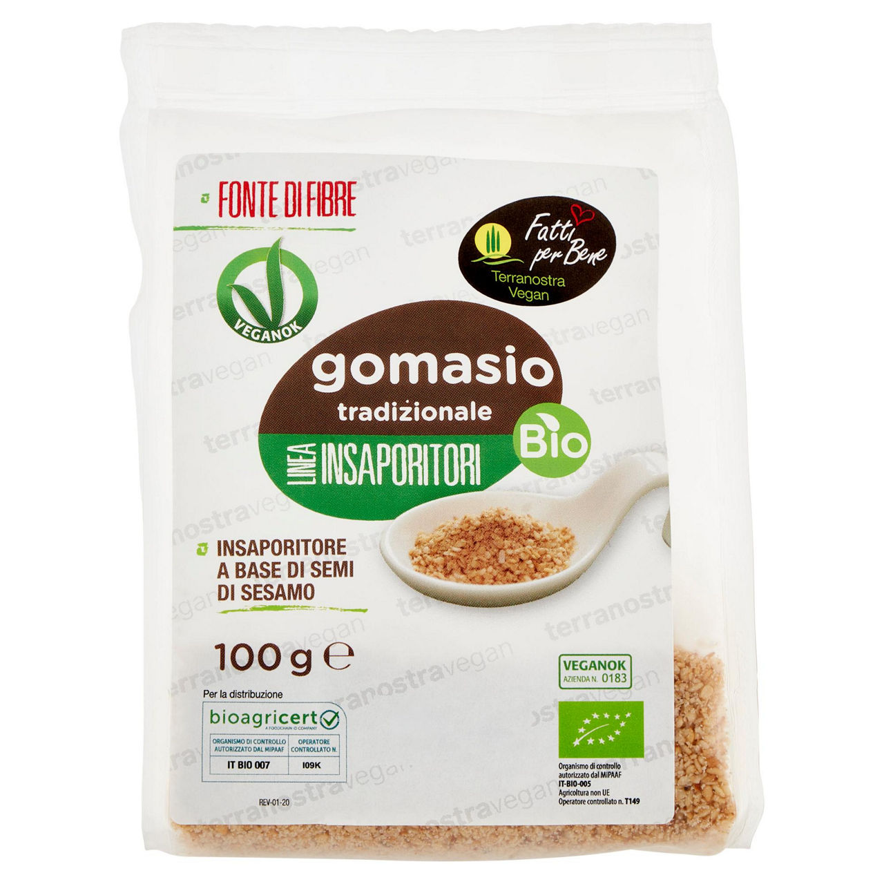 Insaporitore gomasio tradizionale bio 100 gr