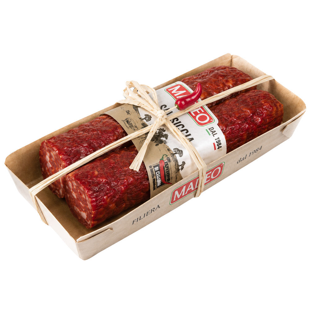 La doppietta Calabra salsiccia piccante 350 gr