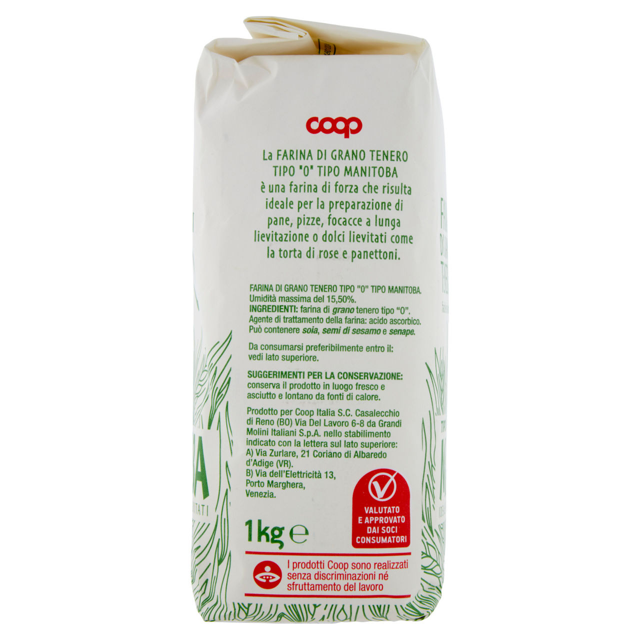 Farina di grano tenero tipo 0 manitoba coop sacchetto kg.1 - Immagine 61