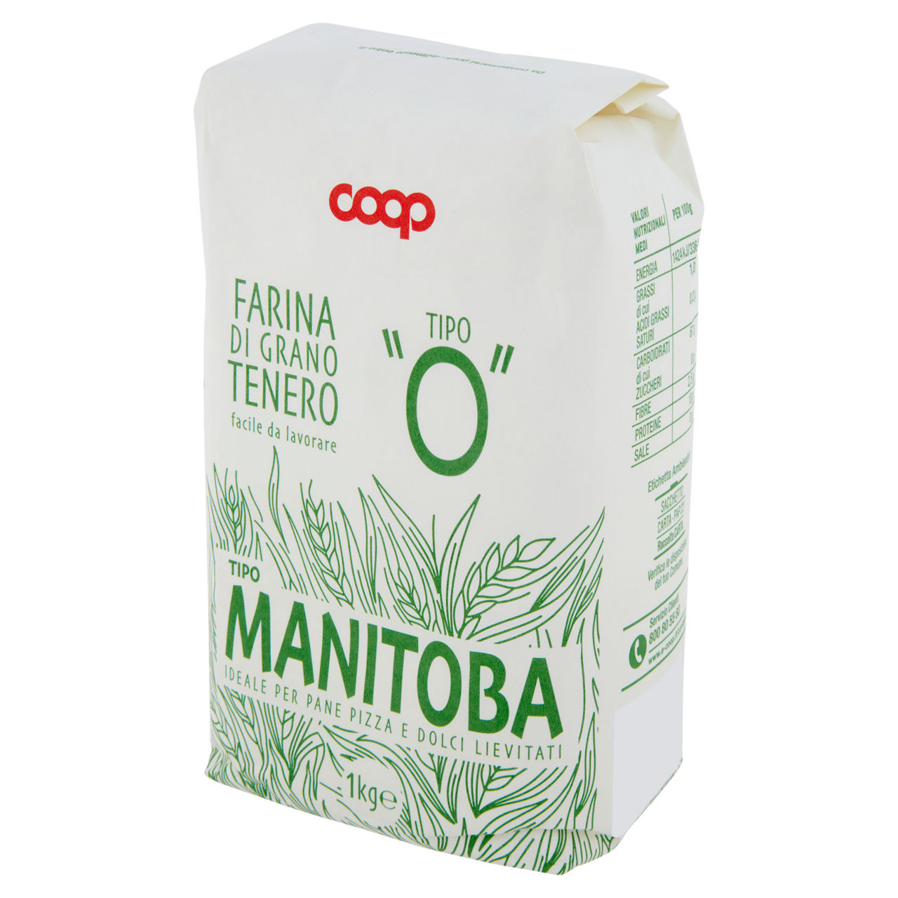 Farina di grano tenero tipo 0 manitoba coop sacchetto kg.1 - Immagine 11
